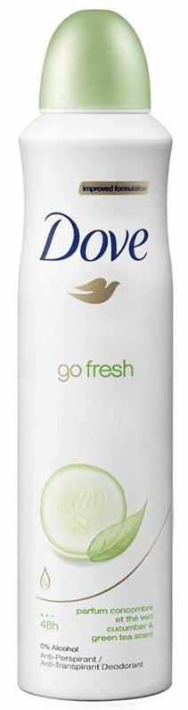 (image for) DOVE DEO SPRAY CUCUMBER -250ML