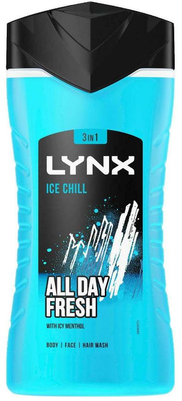 (image for) LYNX SHOWER GEL ICE CHILL - 225ML