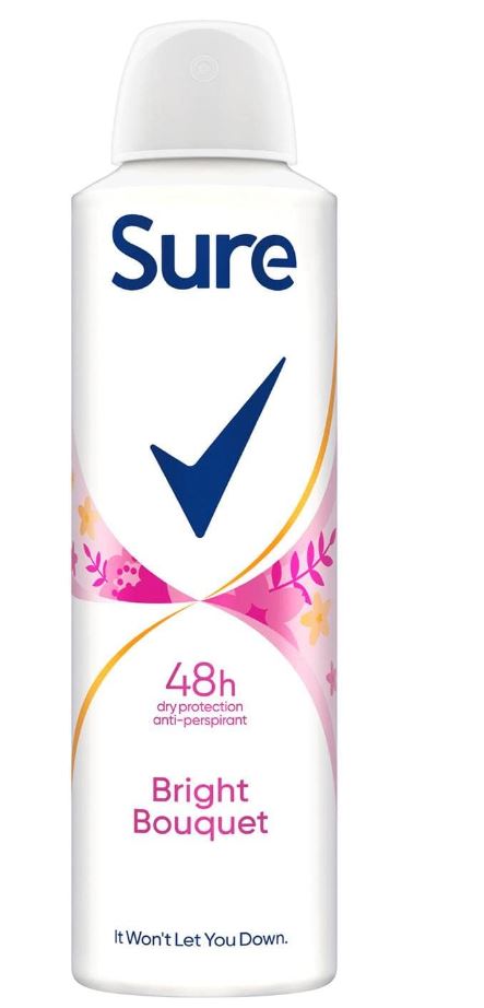 (image for) SURE DEODORANT BRIGHT BOUQUET - 150ML