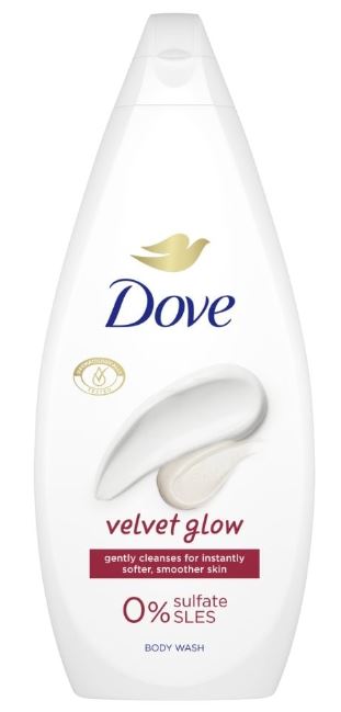(image for) DOVE BODY WASH VELVET GLOW - 225ML