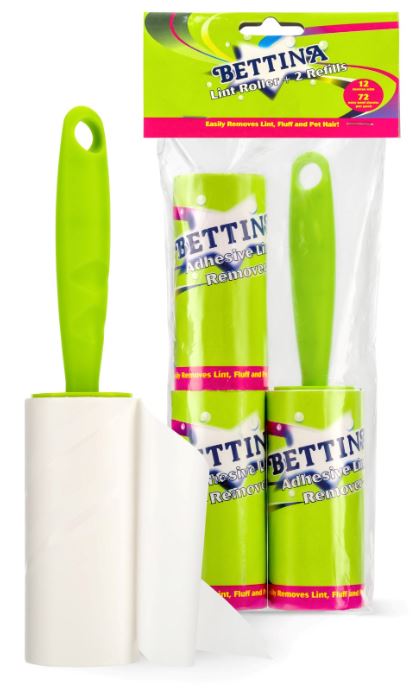 (image for) BETTINA ADHESIVE LINT ROLLER+2 REFILLS