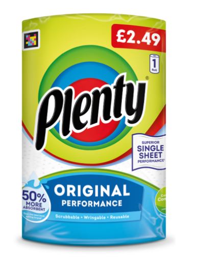 (image for) PLENTY K/ROLL WHITE ORIGI 2.49