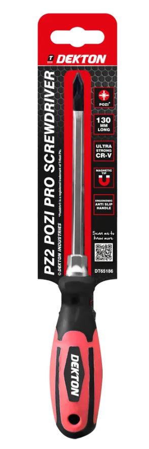 (image for) DEKTON POZI NO2 PRO SCREWDRIVER - 130MM