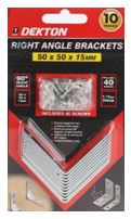 (image for) DEKTON 16PCS RIGHT ANGLE BRACKET - 25X14M