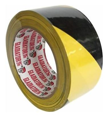 (image for) GLADI HAZARD WARNING TAPE B/YE