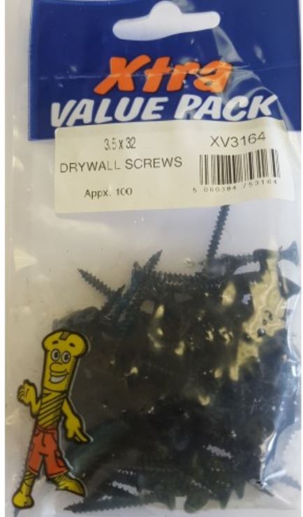(image for) FAST PAK XTRA VALUE PACK DRYWALL SCREWS - 3.5X32 - 100S