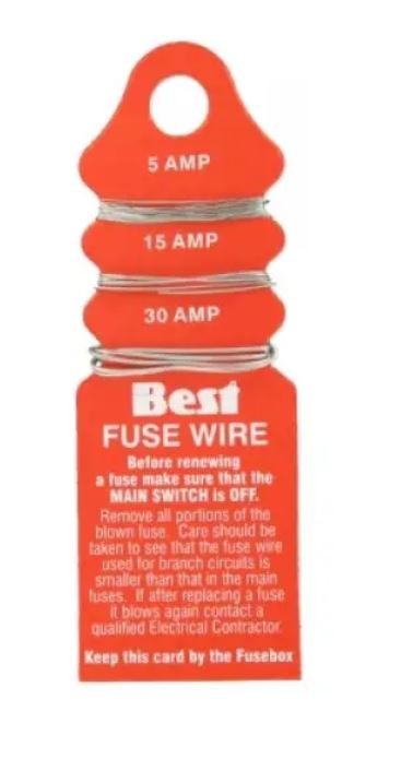 (image for) FAST PAK VALUE PACKS FUSE WIRE CARDED - 5AMP/15AMP/30AMP - 1S