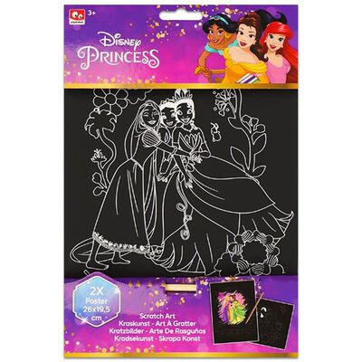 (image for) WL PRINCESS SCRATCH ART POSTER