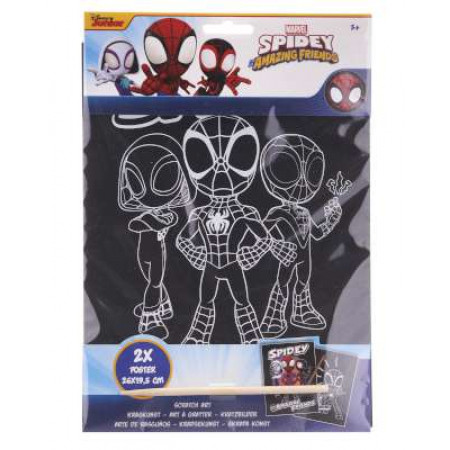 (image for) WL SPIDEY SCRATCH ART POSTER