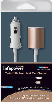 (image for) I/POWER TWIN USB CAR CHARGER