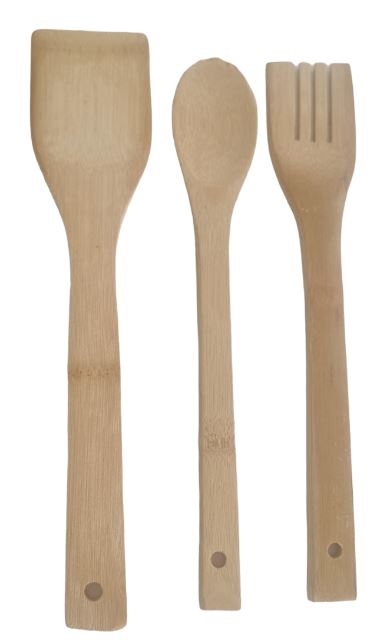 (image for) BAMBOO UTENSILS SET 3PK