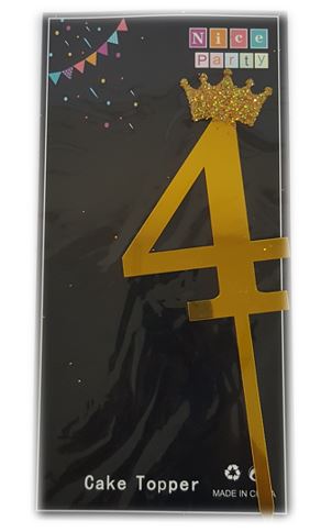(image for) CAKE TOPPER 4TH B/DAY