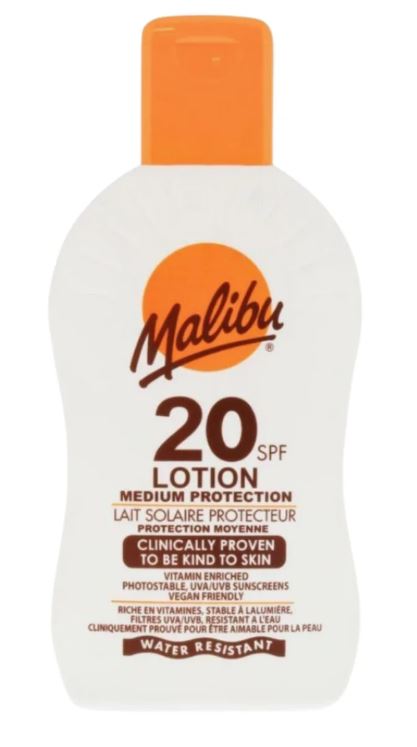 (image for) MALIBU SUN LOTION 20SPF - 200ML