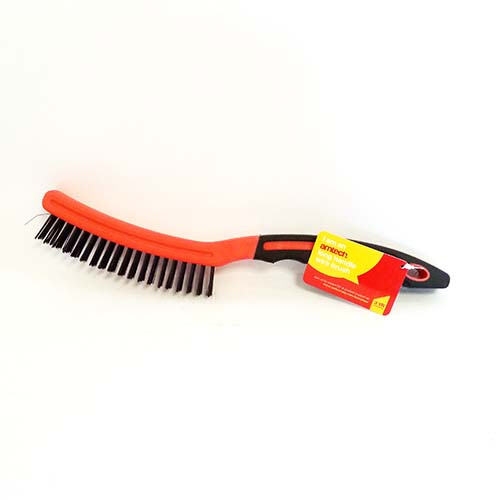 (image for) AMTECH LONG HANDLE WIRE BRUSH-STD