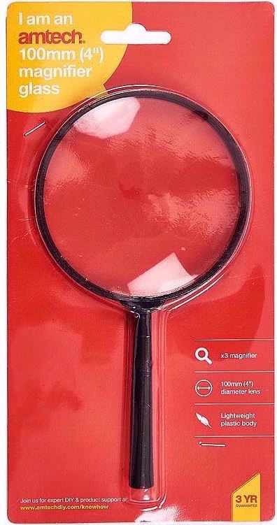 (image for) AMTECH MAGNIFYING GLASS -4\"\"