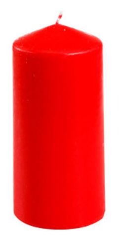 (image for) PAP PILLAR CANDLE RED - 60X130
