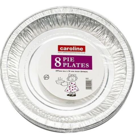 (image for) Caroline Foil Pie Plates 8S- 197MM