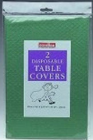 (image for) Caroline Table Cover Green Square Paper 2S- 35x90cm