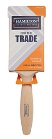 (image for) HAMILTON FOR THE TRADE SINE TIP FLAT PAINT BRUSH - 3INCH