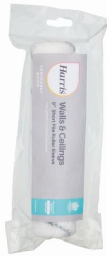 (image for) HARRIS SERIOUSLY GOOD WALLS & CEILLINGS ROLLER SLEEVE SHORT PILE - 9INCH