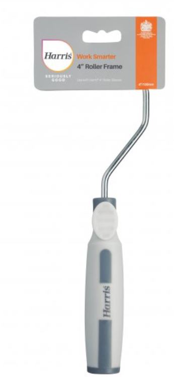 (image for) HARRIS SERIOUSLY GOOD WORK SMARTER PAINT ROLLER FRAME - 4INCH