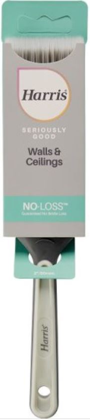 (image for) HARRIS SERIOUSLY GOOD WALLS & CEILINGS SOFT TIP COMFORT FLAT PAINT BRUSH - 2INCH