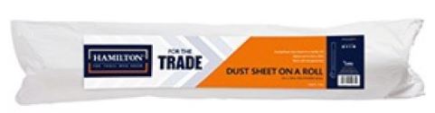 (image for) HAMILTON FOR THE TRADE DUST SHEET ON A ROLL FOR FLOOR PROTECTION - 2MX50M