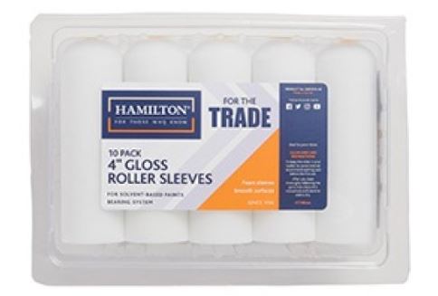 (image for) HAMILTON FOR THE TRADE FOAM ROLLER SLEEVES - 4INCH -10S