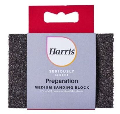(image for) HARRIS PREPARATION SERIOUSLY GOOD SANDING BLOCK - MEDIUM