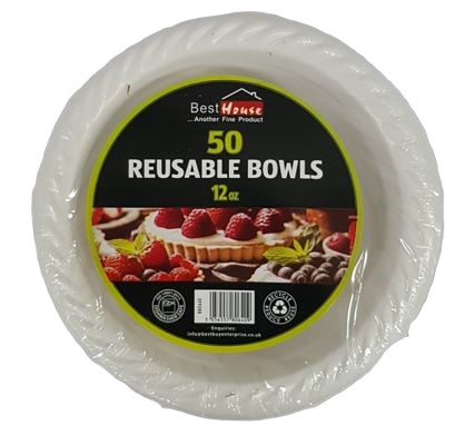 (image for) BB PLASTIC REUSABLE BOWL 50S