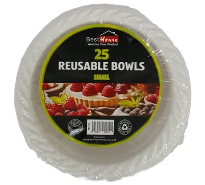 (image for) BB PLASTIC REUSABLE BOWL 25S