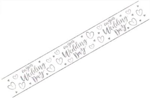 (image for) SEL WALL BANNER WEDDING DAY