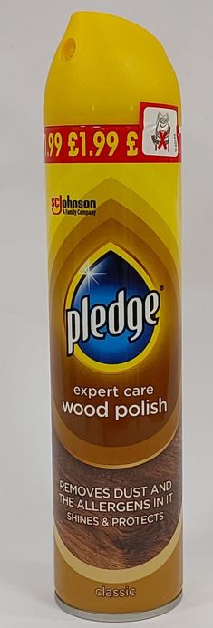 (image for) PLEDGE WOOD POLISH CLASSIC PM1.99 - 250ML