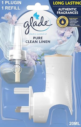 (image for) GLADE PLUG IN HOLDER SET LINEN