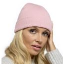 (image for) RJM LADIES HAT PLAIN KNIT PINK