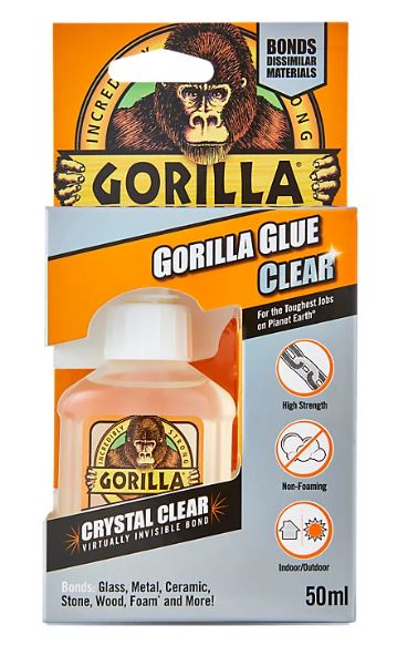 (image for) GORILLLA GLUE CRYSTAL CLEAR - 50ML