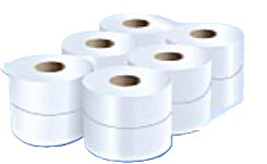 (image for) MINI T/ROLL JUMBO 2PLY JTM127R