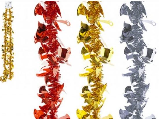 (image for) XMAS TINSEL BELL 3ASST COLOUR