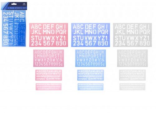 (image for) PMS STENCIL SET LETTER&NUMBER