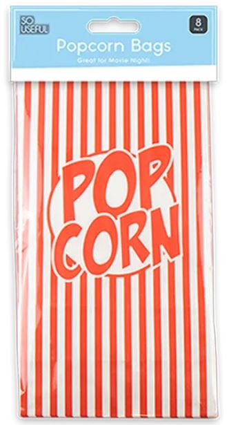 (image for) GEM PAPER POP CORN BAG 8S