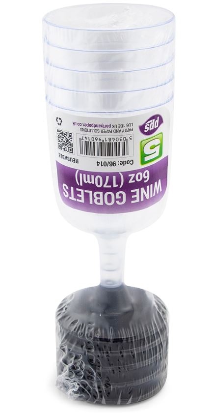(image for) PPS PLASTIC WINE GOBLET 5S
