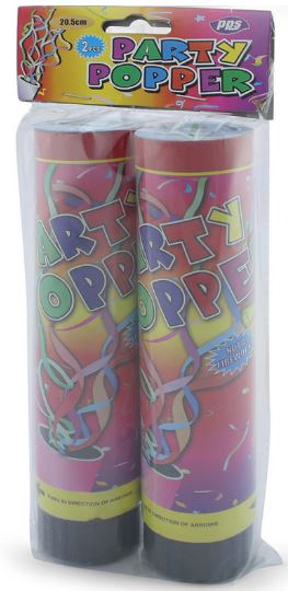 (image for) PPS PARTY POPPERS PK2