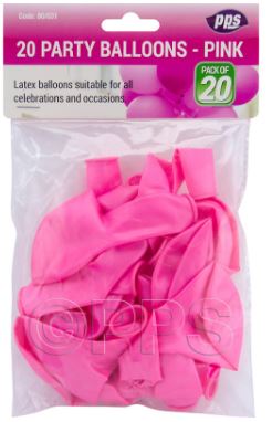 (image for) PPS PARTY BALLOONS -PINK