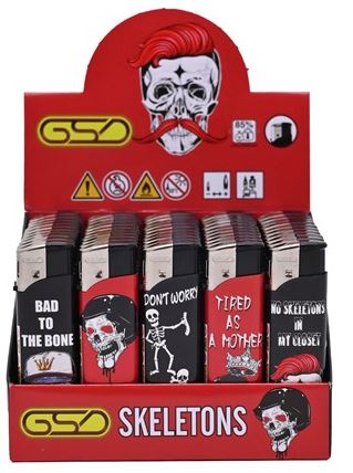 (image for) GSD LIGHTERS SKELETONS DESIGN