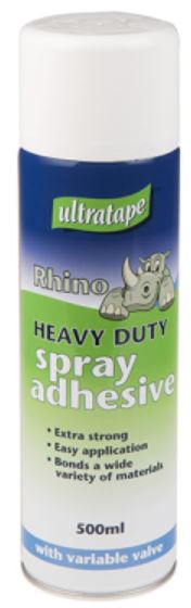 (image for) RHINO HEAVY DUTY SPRAYADHESIVE -500ML