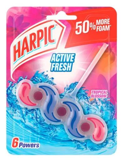 (image for) HARPIC ACTIVE FRESH 6 POWERS PINK BLOOS