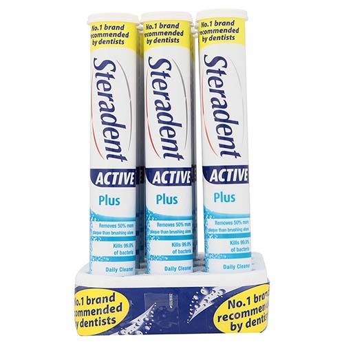 (image for) STERADENT TAB ACTIVE PLUS