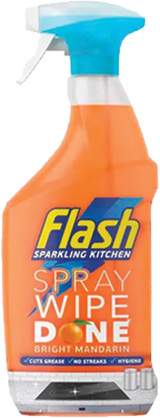 (image for) FLASH SPRAY KITCHEN BRIGHT MANDARIN - 800ML
