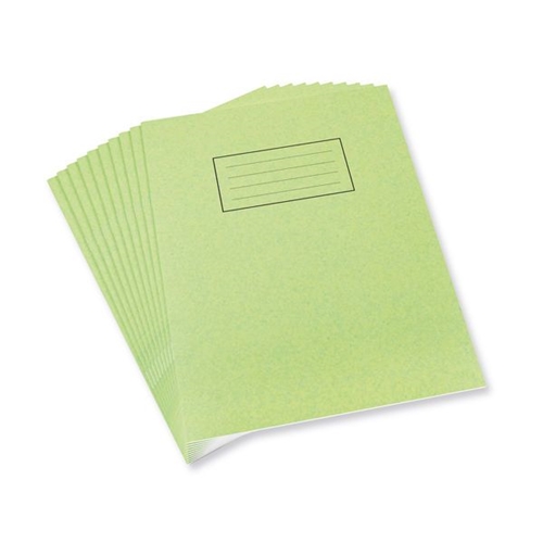 (image for) SILVINE EXERCISE BOOK GREEN 80PAGES - 9X7""