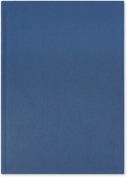 (image for) SILVINE CASEBOUND BOOK BLUE - A4